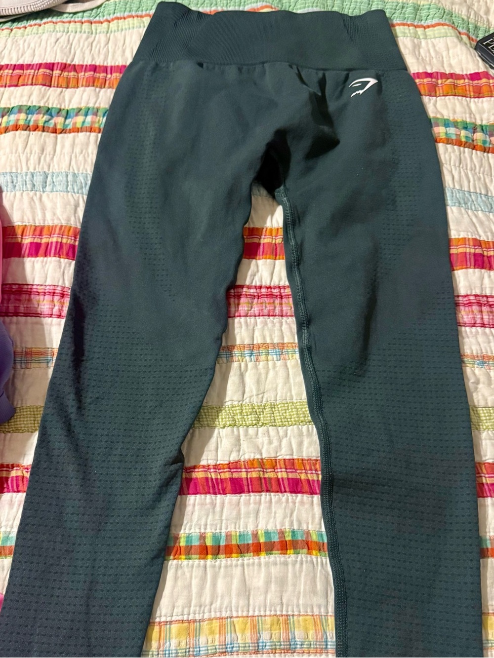 Gymshark Seamless High-Rise Leggings in Dark Teal